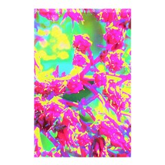 Psychedelic Succulent Sedum Turquoise And Yellow Shower Curtain 48  X 72  (small)  by myrubiogarden