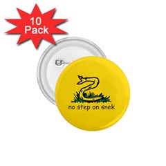 No Step On Snek Gadsden Flag Meme Parody 1.75  Buttons (10 pack)