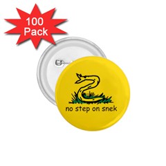 No Step On Snek Gadsden Flag Meme Parody 1 75  Buttons (100 Pack)  by snek