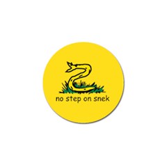 No Step On Snek Gadsden Flag Meme Parody Golf Ball Marker