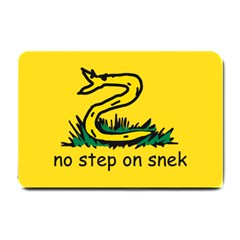 No Step On Snek Gadsden Flag Meme Parody Small Doormat  by snek
