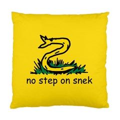 No Step On Snek Gadsden Flag Meme Parody Standard Cushion Case (one Side) by snek