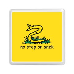 No Step On Snek Gadsden Flag Meme Parody Memory Card Reader (square) by snek