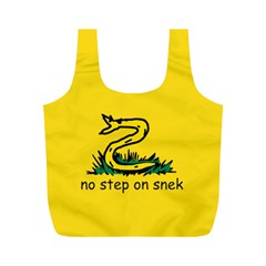 No Step On Snek Gadsden Flag Meme Parody Full Print Recycle Bag (M)