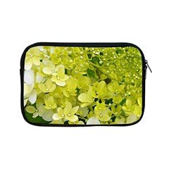 Elegant Chartreuse Green Limelight Hydrangea Macro Apple Ipad Mini Zipper Cases by myrubiogarden