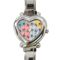 Abstract Christmas Balls Pattern Heart Italian Charm Watch by Mariart