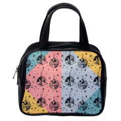 Abstract Christmas Balls Pattern Classic Handbag (one Side) by Mariart