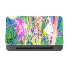 Abstract Oriental Lilies In My Rubio Garden Memory Card Reader With Cf by myrubiogarden