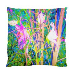 Abstract Oriental Lilies In My Rubio Garden Standard Cushion Case (one Side) by myrubiogarden