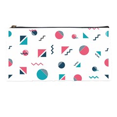 Round Triangle Geometric Pattern Pencil Cases