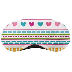 Geometry Line Shape Pattern Sleeping Masks by Alisyart