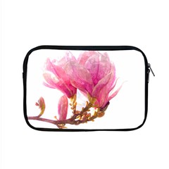 Wild Magnolia Flower, Watercolor Art Apple Macbook Pro 15  Zipper Case by picsaspassion