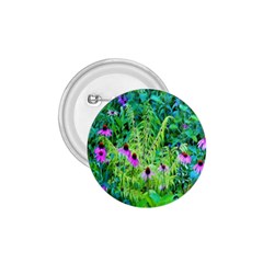 Purple Coneflower Garden With Tiger Eye Tree 1 75  Buttons by myrubiogarden