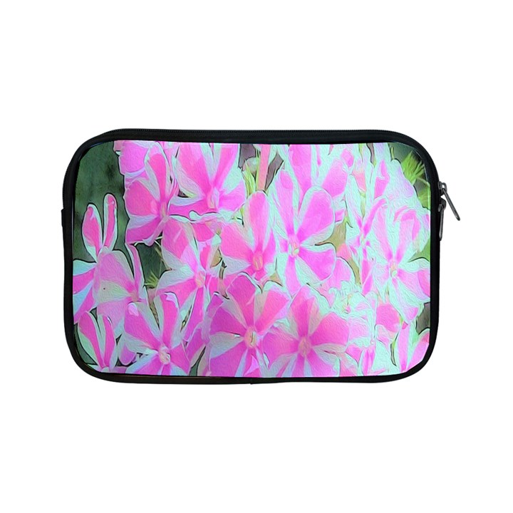 Hot Pink And White Peppermint Twist Garden Phlox Apple iPad Mini Zipper Cases