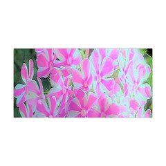 Hot Pink And White Peppermint Twist Garden Phlox Yoga Headband