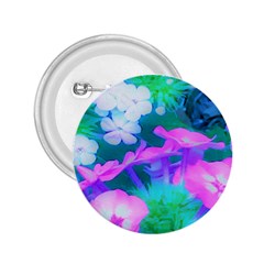 Pink, Green, Blue And White Garden Phlox Flowers 2 25  Buttons