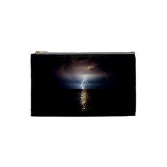 Lightning Strike  Cosmetic Bag (small) by StarvingArtisan