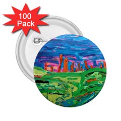 Our Town My Town 2 25  Buttons (100 Pack)  by arwwearableart