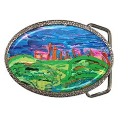 Our Town My Town Belt Buckles by arwwearableart