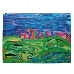 Our Town My Town Cosmetic Bag (xxl) by arwwearableart