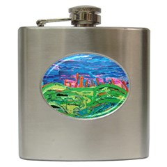 Our Town My Town Hip Flask (6 Oz)