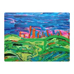 Our Town My Town Double Sided Flano Blanket (mini) 