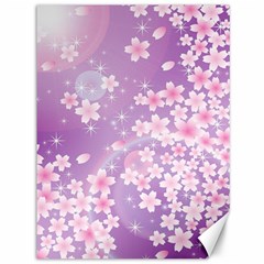 Japanese Sakura Background Canvas 36  X 48  by Wegoenart