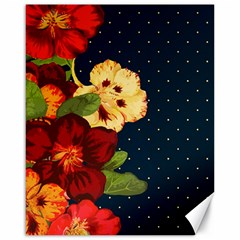 Flowers Vintage Floral Canvas 16  X 20  by Wegoenart