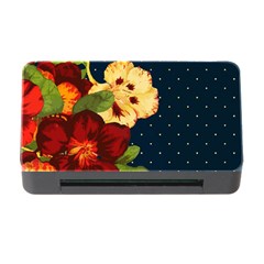 Flowers Vintage Floral Memory Card Reader With Cf