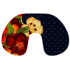 Flowers Vintage Floral Travel Neck Pillows by Wegoenart