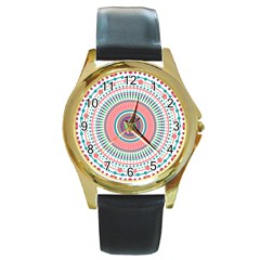 Mandala 1875410 Mandala 1875416 Round Gold Metal Watch by alllovelyideas