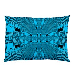 Technology Board Trace Digital Pillow Case by Wegoenart