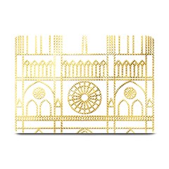 Gold Foil Notre Dame Church Paris Plate Mats by Wegoenart