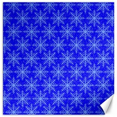 Snowflake Digital Paper Canvas 16  X 16  by Wegoenart
