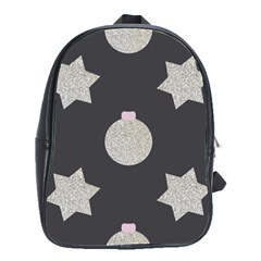 Star Silver School Bag (large) by alllovelyideas