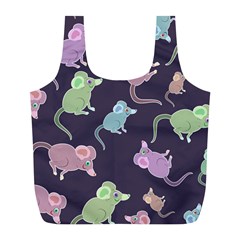 Animals Mouse Cartoon Pet Full Print Recycle Bag (l) by Wegoenart