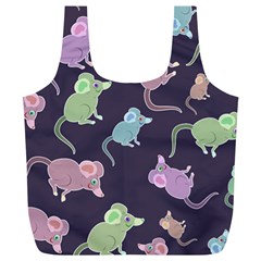 Animals Mouse Cartoon Pet Full Print Recycle Bag (xl) by Wegoenart