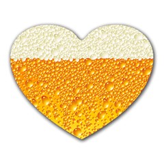 Bubble Beer Heart Mousepads by Wegoenart