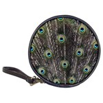 Background Peacock Feathers Classic 20-CD Wallets Front