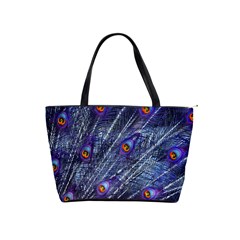 Peacock Feathers Color Plumage Classic Shoulder Handbag by Wegoenart