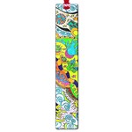Cosmic Lizards With Alien Spaceship Large Book Marks Front