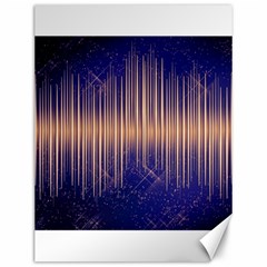 Background Dark Sound Disco Techno Canvas 12  X 16  by Simbadda