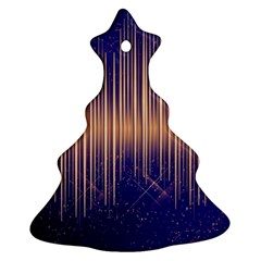 Background Dark Sound Disco Techno Ornament (christmas Tree)  by Simbadda