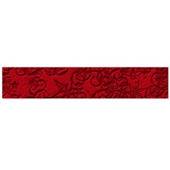 Christmas Background Red Star Large Flano Scarf  by Simbadda