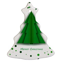 Fir Tree Christmas Christmas Tree Ornament (christmas Tree)  by Simbadda