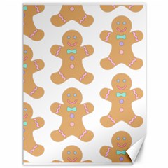 Pattern Christmas Biscuits Pastries Canvas 36  X 48  by Simbadda