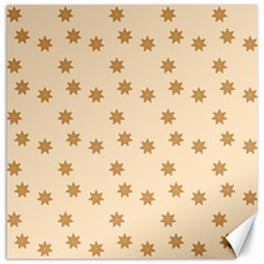 Pattern Gingerbread Star Canvas 16  X 16  by Simbadda