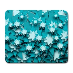 Stars Christmas Ice Decoration Large Mousepads