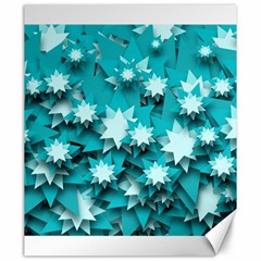 Stars Christmas Ice Decoration Canvas 20  x 24 