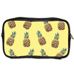 Pineapples Fruit Pattern Texture Toiletries Bag (two Sides) by Simbadda